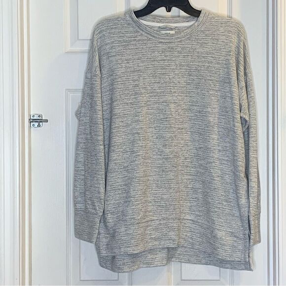 Aerie Grey Marled Light Weight Pull Over Size Small Oversized - Picture 8 of 9